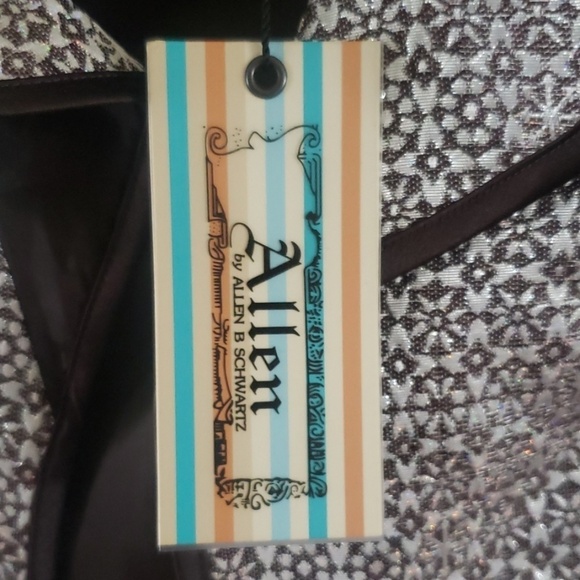 NWT Vintage Allen Metallic Blazer/ Jacket size 8 - Picture 2 of 8